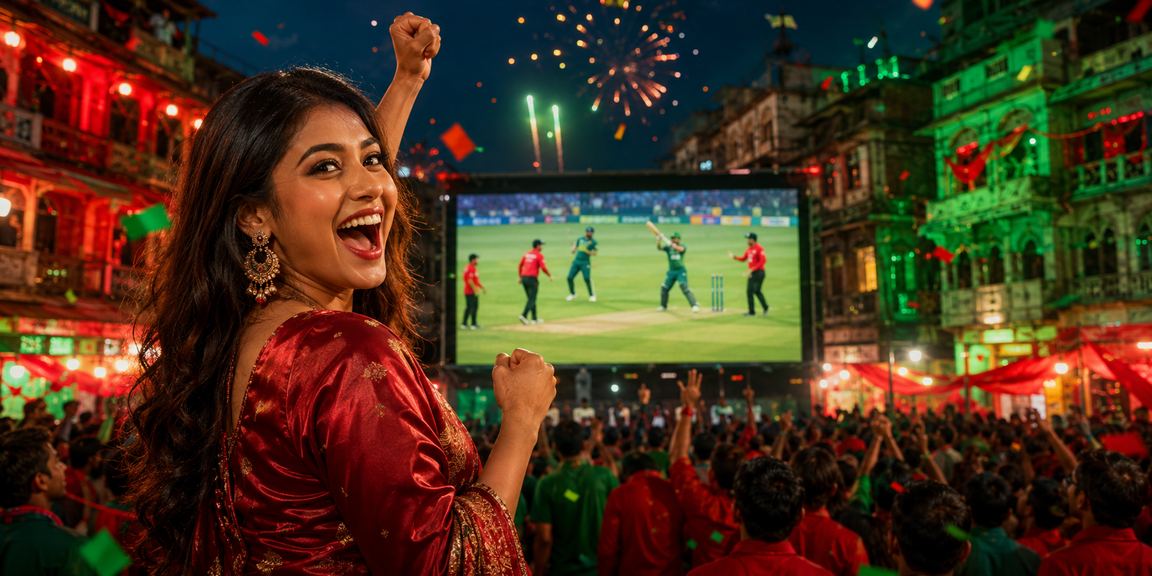 নারায়ণগঞ্জে ক্রিকেট বেটিং, লাল-সবুজ রঙের বর্ণিল মঞ্চ